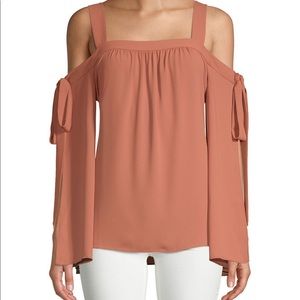 BCBGMAXAZRIA Jorden Cold Shoulder Blouse